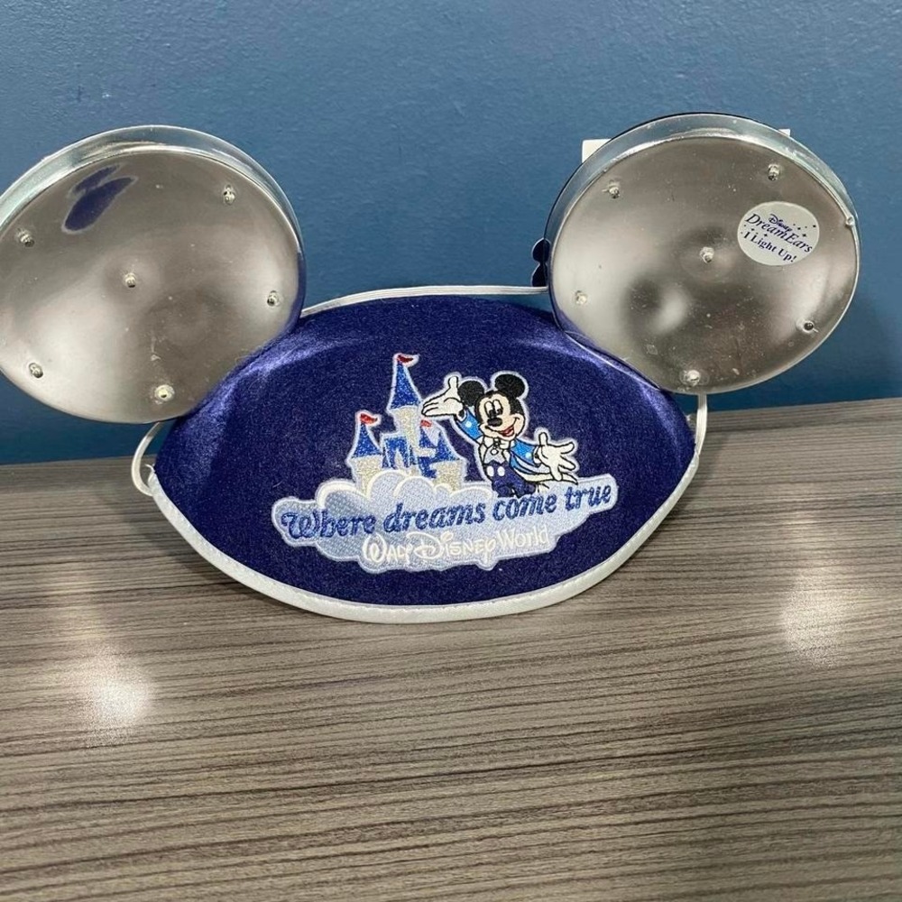 Disney Parks DreamEars‎ Light-Up Mickey Ears Hat "Where Dreams Come True"